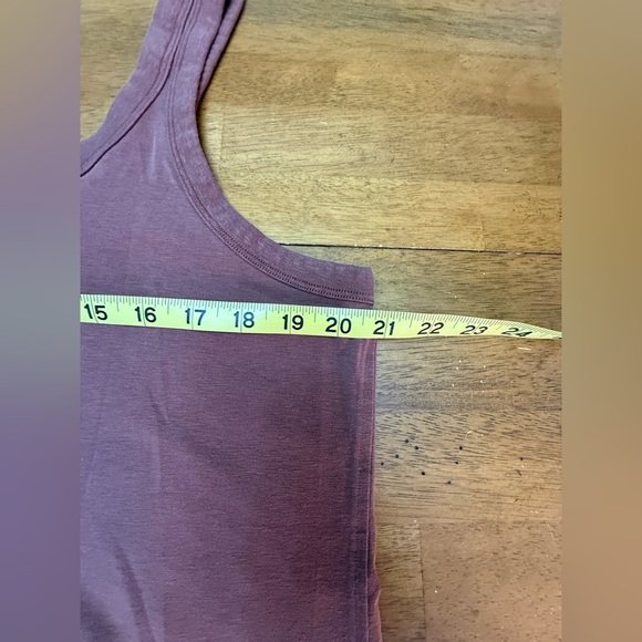 lululemon athletica red brown tank Midi Dress 12 - Picture 2 of 3